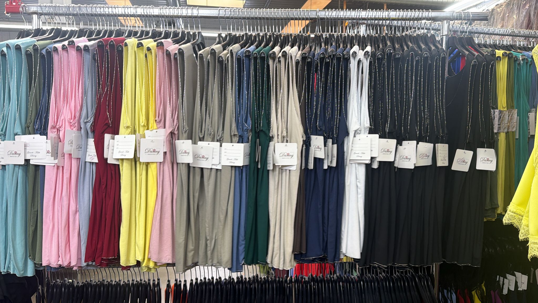 Canotta in viscosa fresca taglie comode bordo lurex
