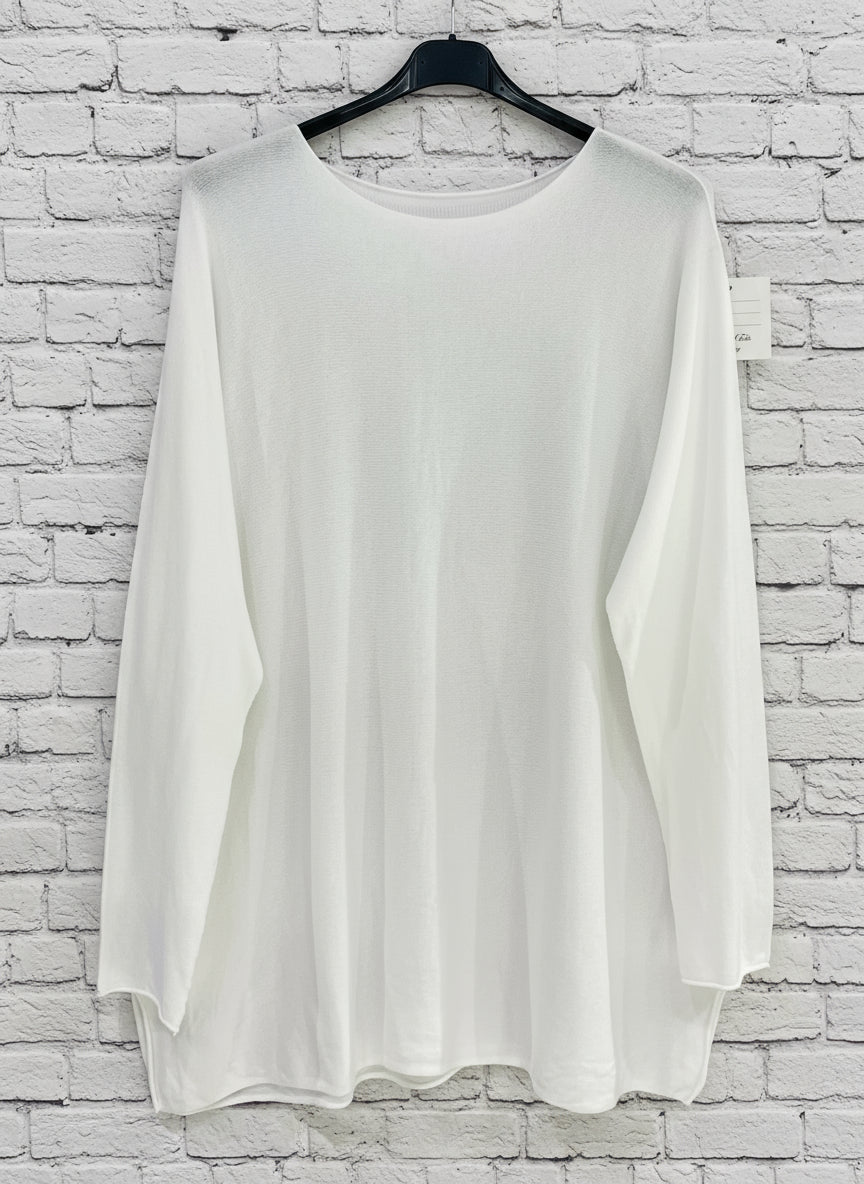 Maxi maglia elasticizzata curvy