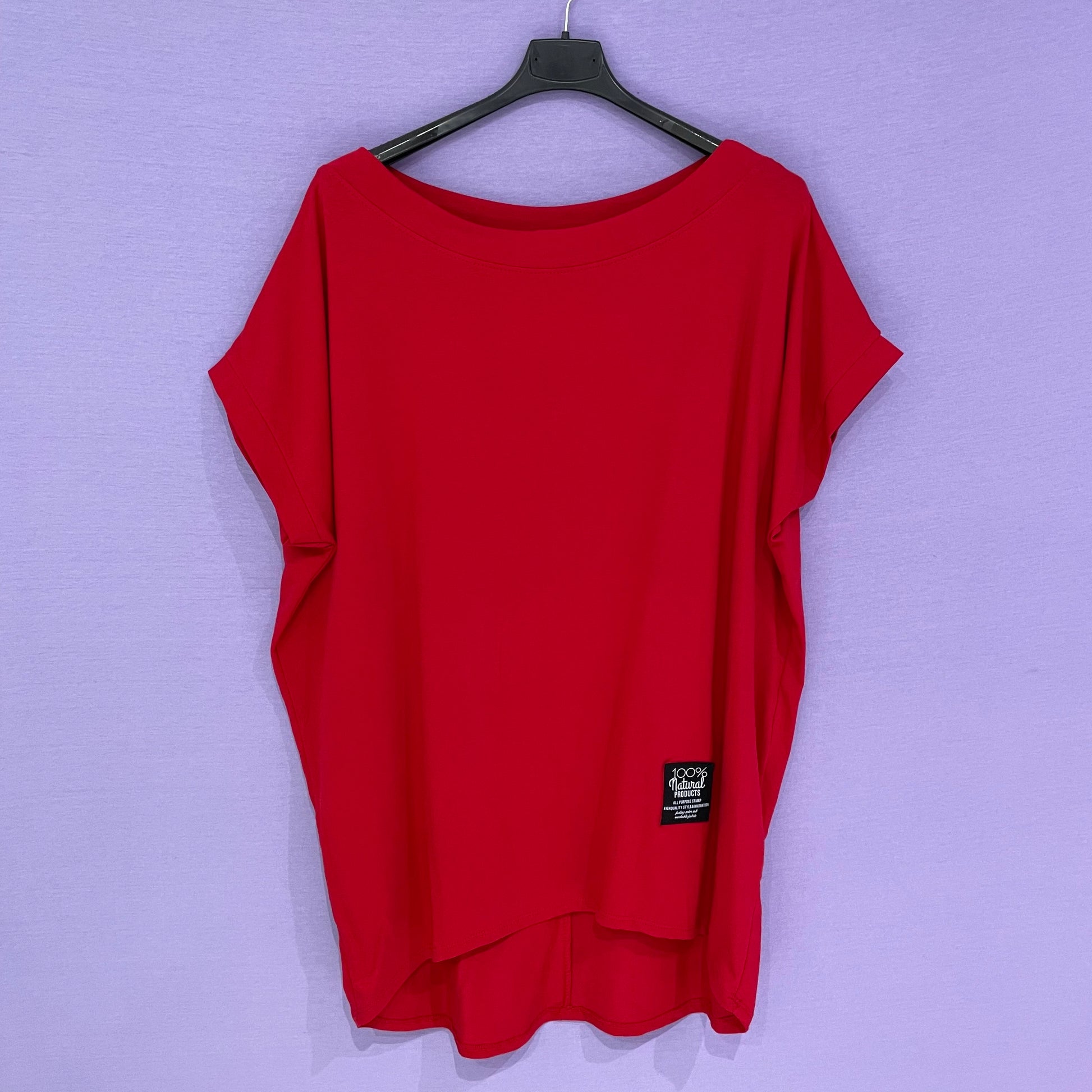 Maxi maglia cotone scollo tondo