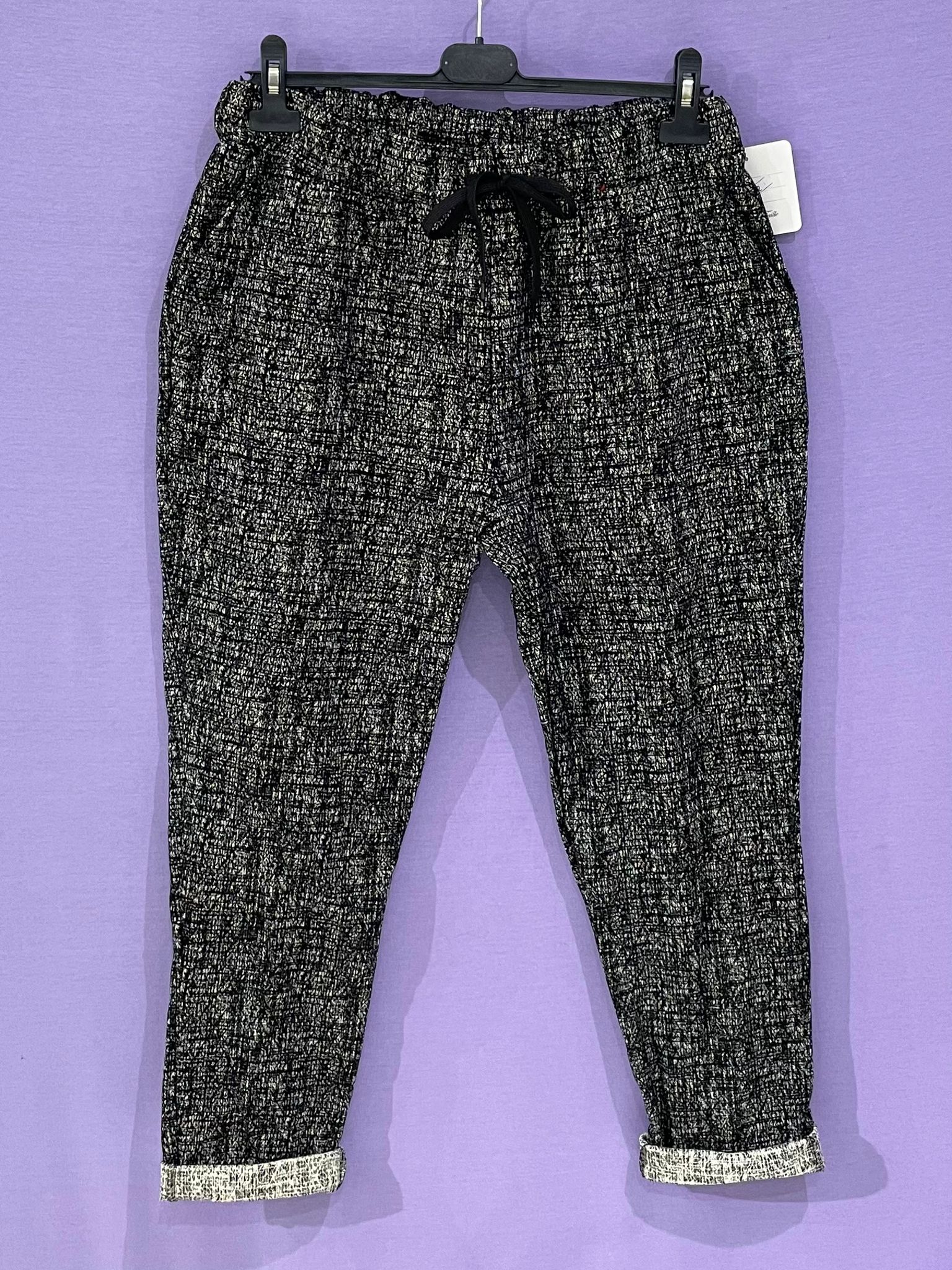 Pantalone fantasia curvy