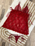 Baby Doll in Pizzo Curvy
