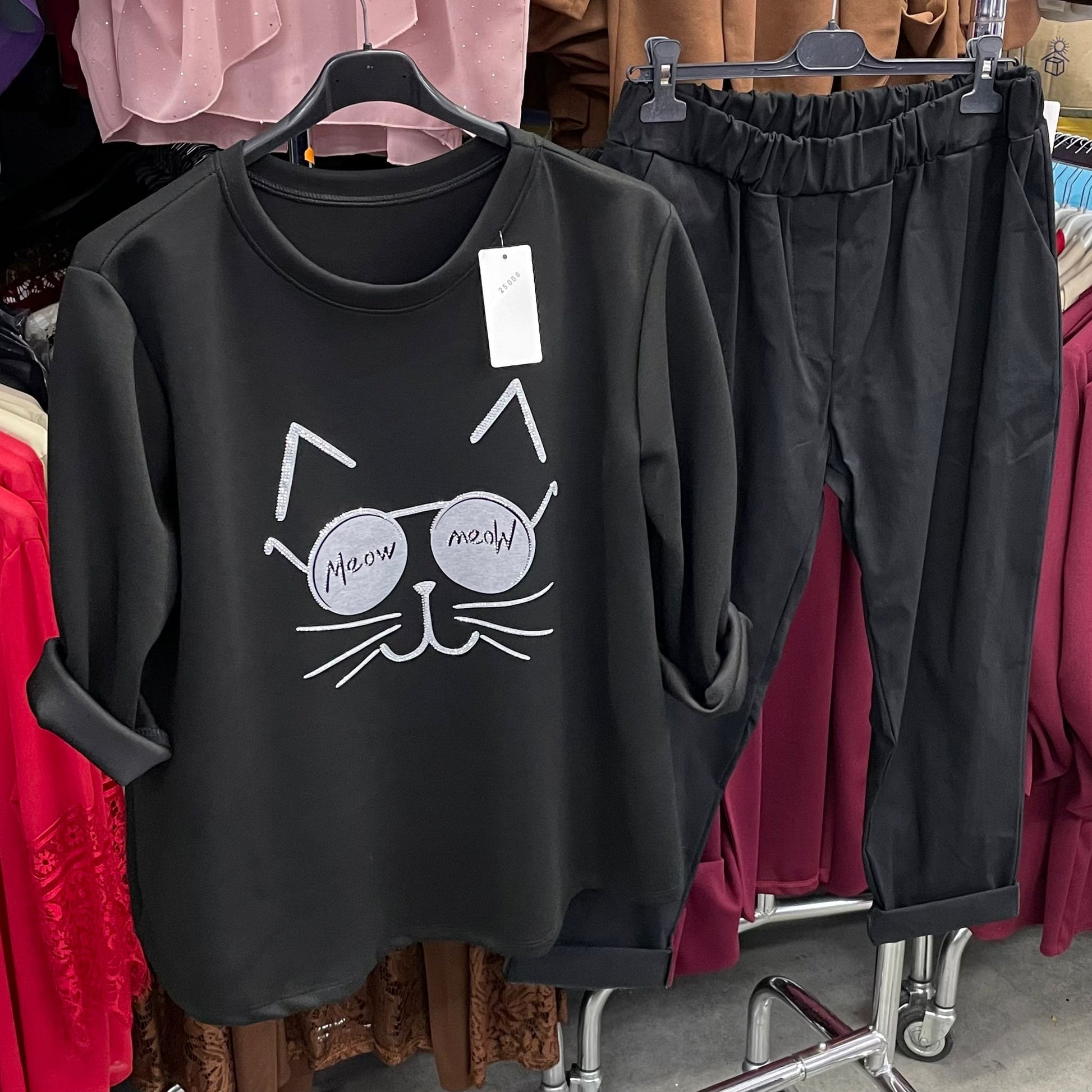 Completo felpa Miao e Jeansetto