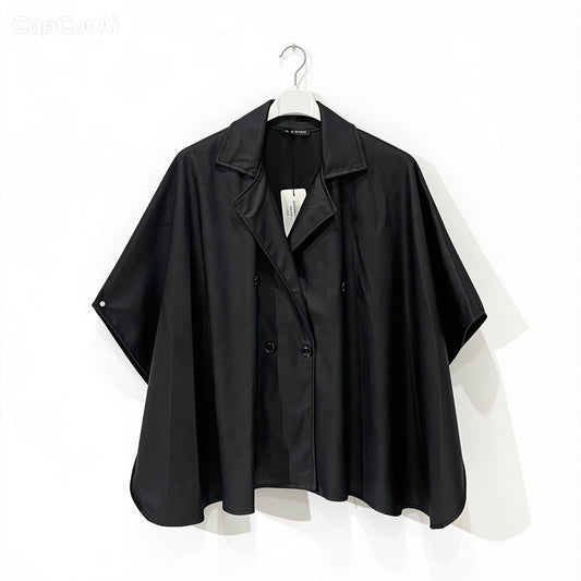 Maxi cappa ecopelle curvy - edizione limitata
