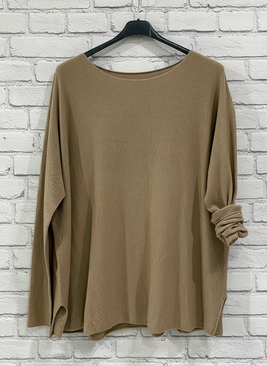 Maxi maglia elasticizzata curvy