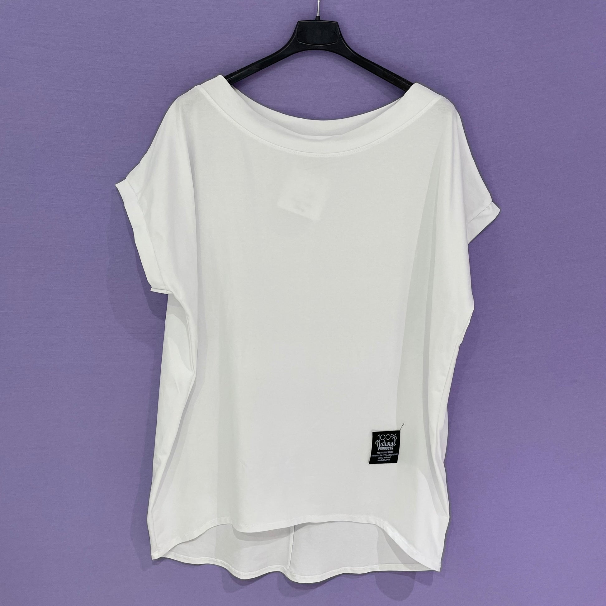 Maxi maglia cotone scollo tondo