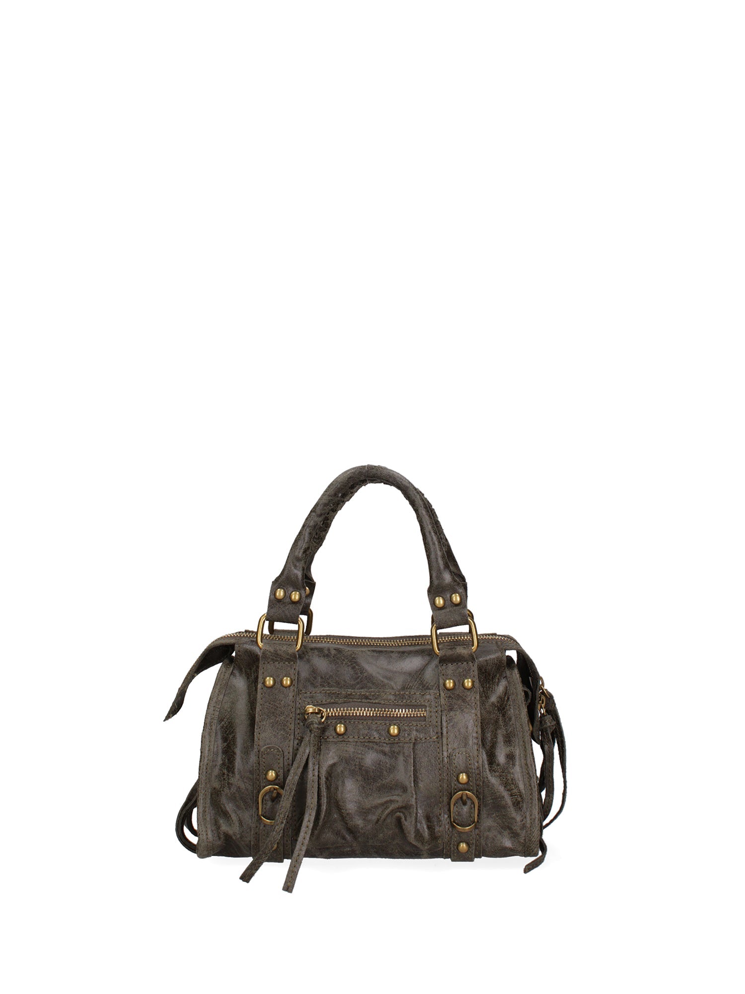 Borsa a spalla City bag vera pelle artigianale italiana