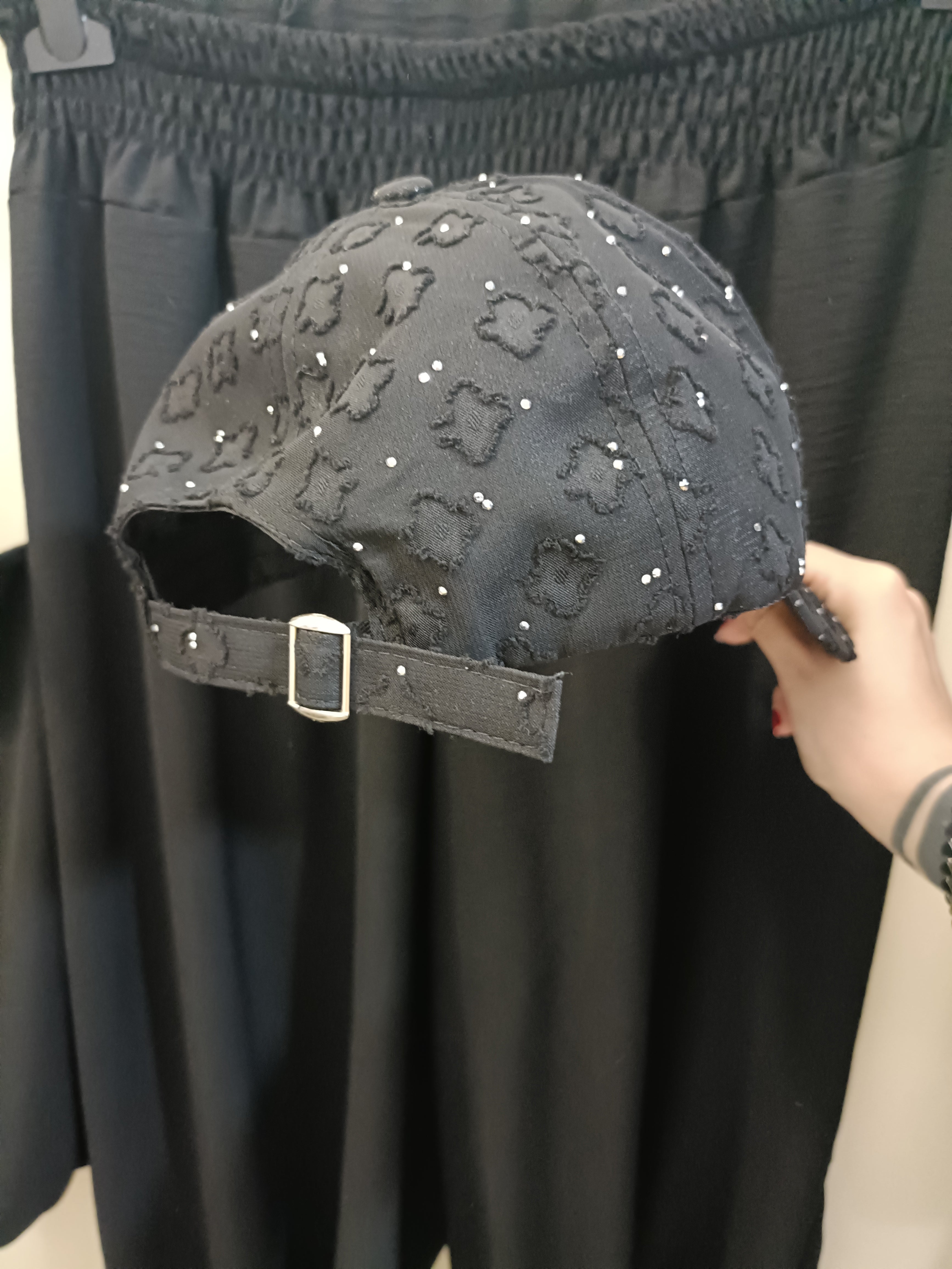 Cappellino Baseball donna con strass