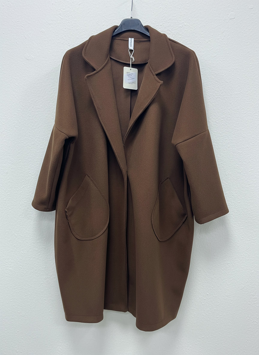 Cappotto lungo bottoni