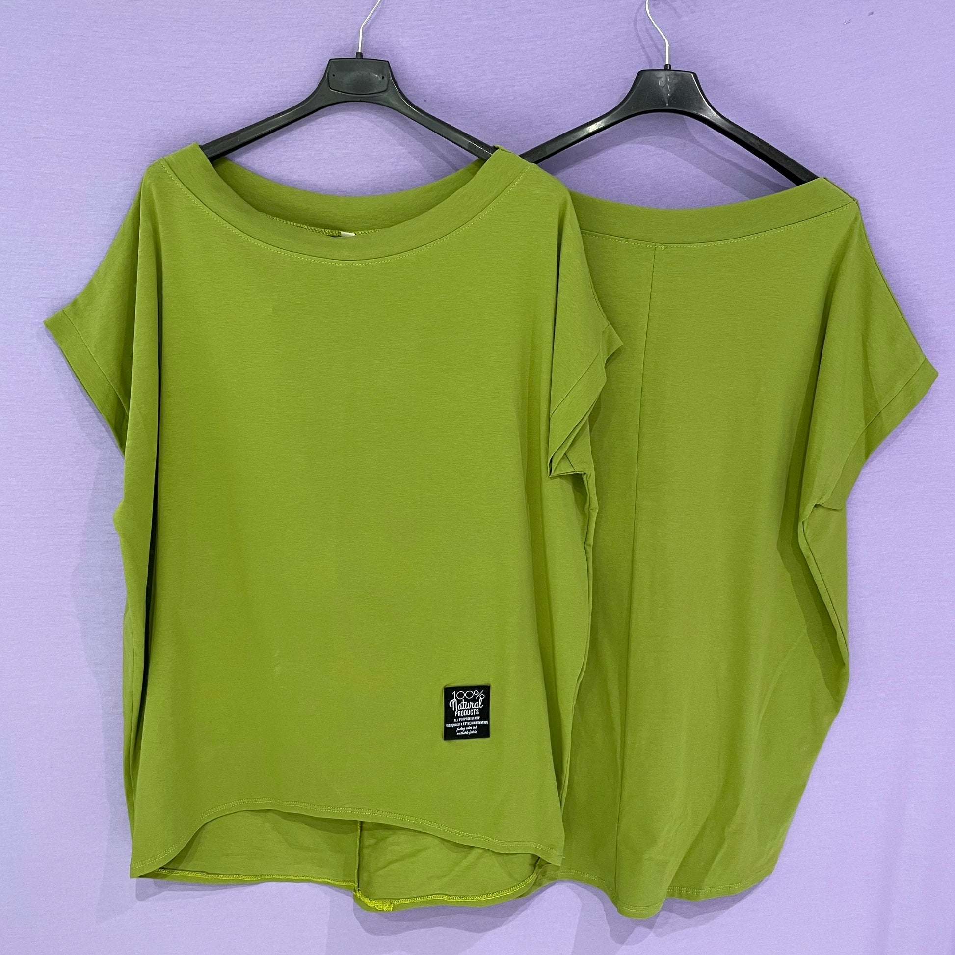 Maxi maglia cotone scollo tondo