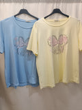 T-Shirt Donna "Magico Castello" con Strass – Nuova Collezione