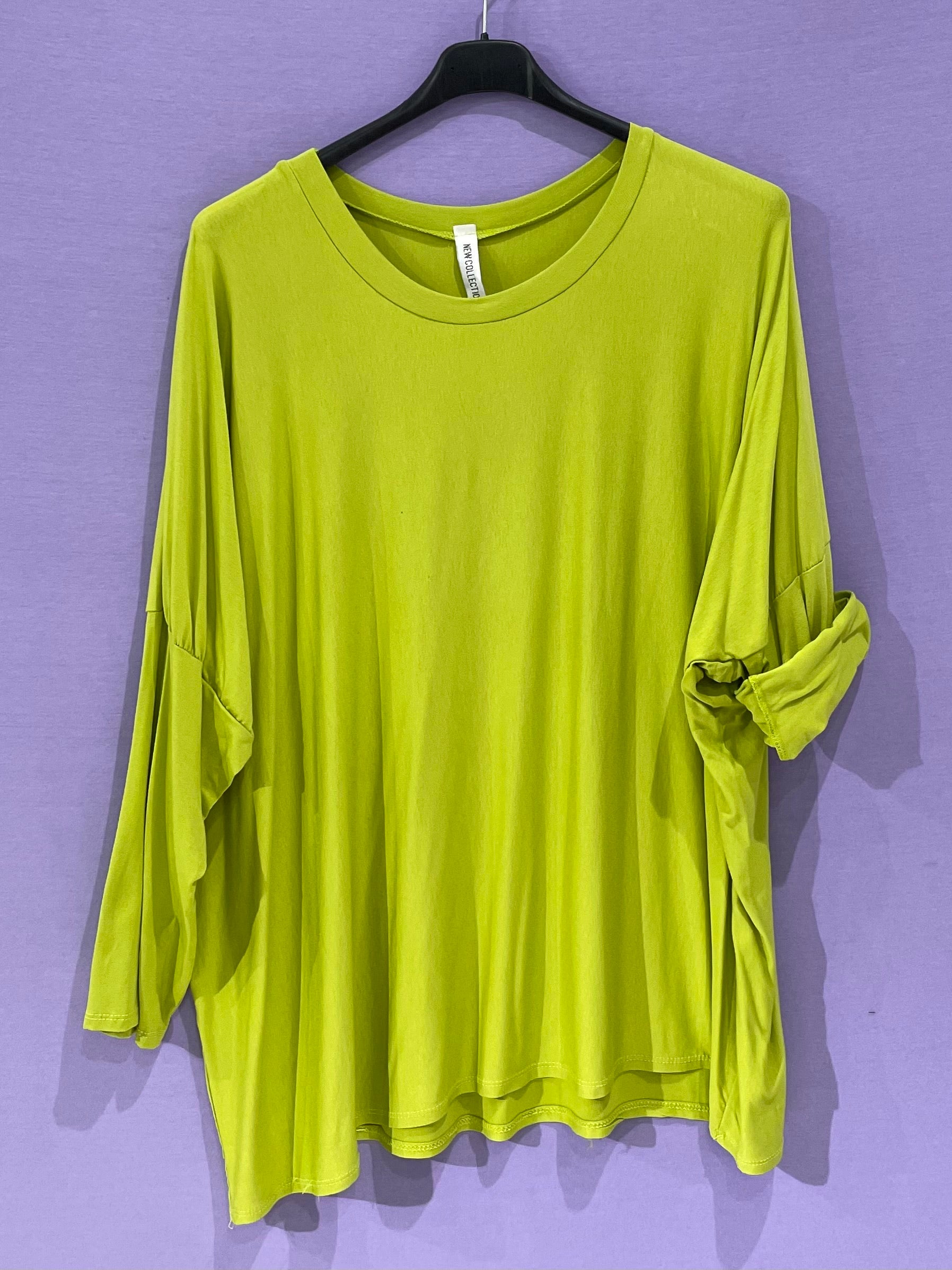 Maxi maglia manica lunga curvy