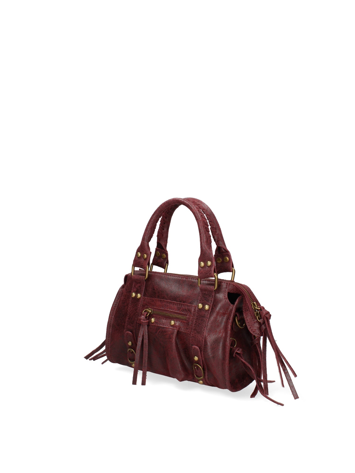 Borsa a spalla City bag vera pelle artigianale italiana