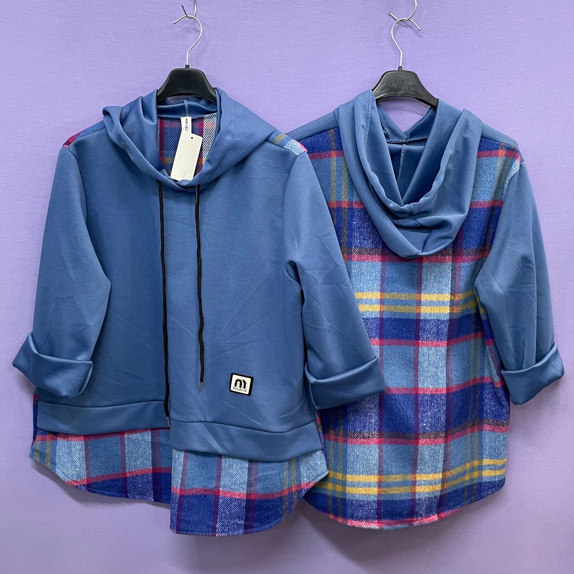 Maxi felpa cappuccio curvy