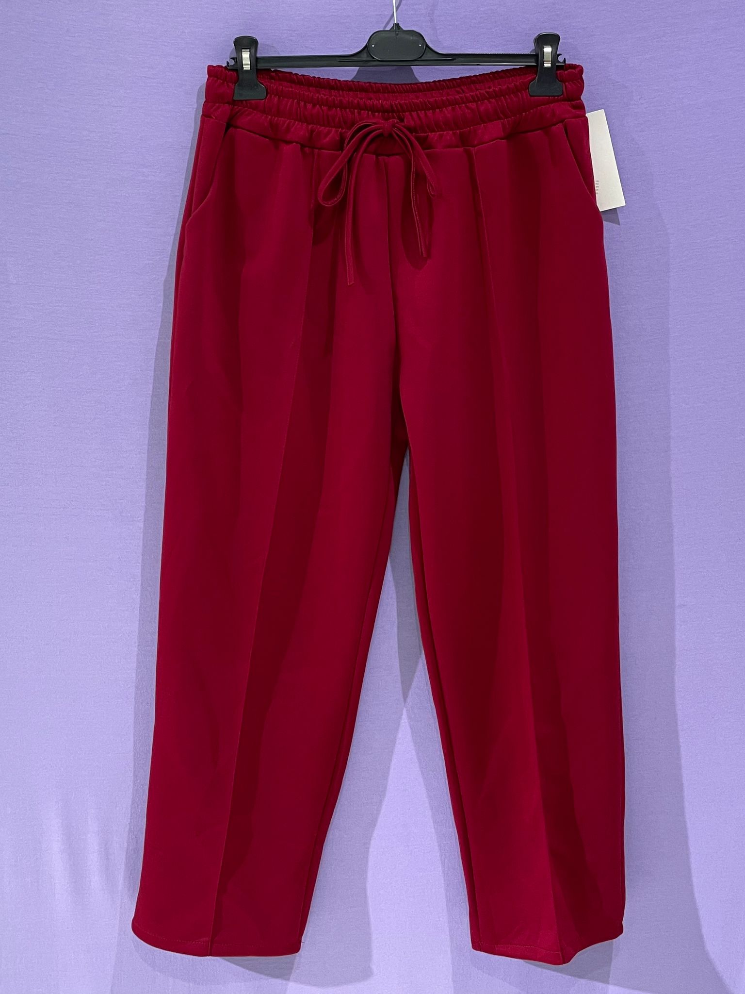 Pantalone curvy elasticizzato