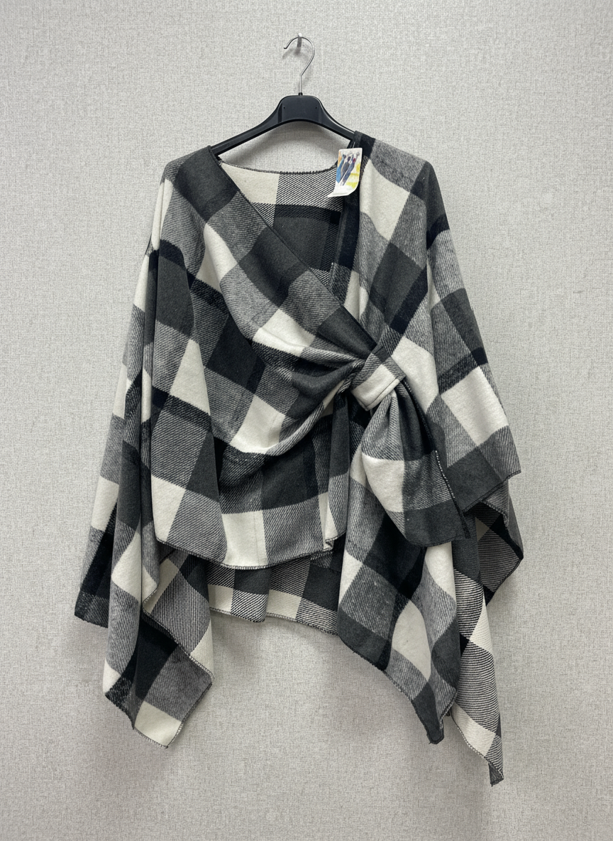 Maxi mantella quadri