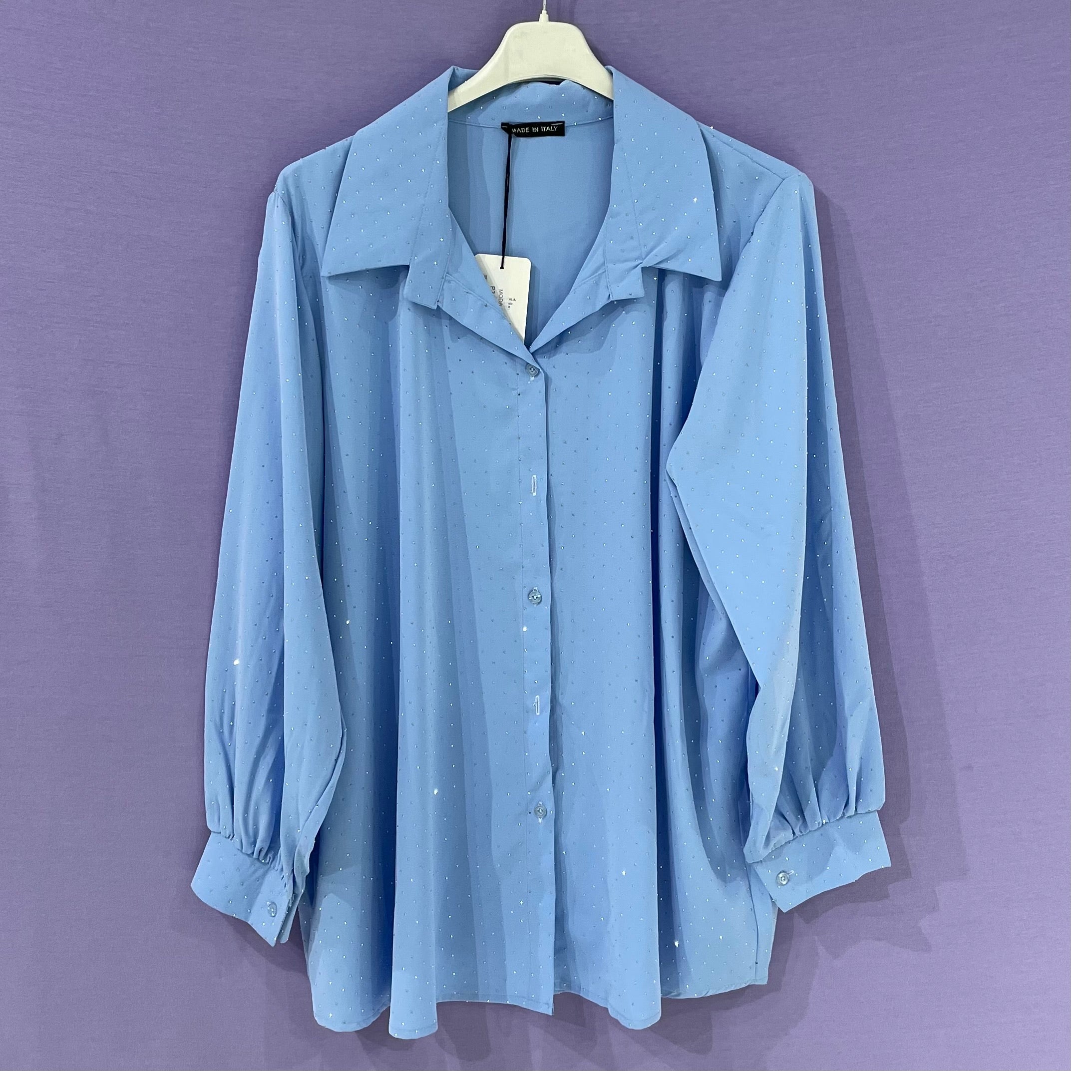 Maxi Camicia brillantini curvy