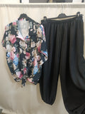 Completo Coordinato Harem - pantalone e camica vestibilità XL 5XL
