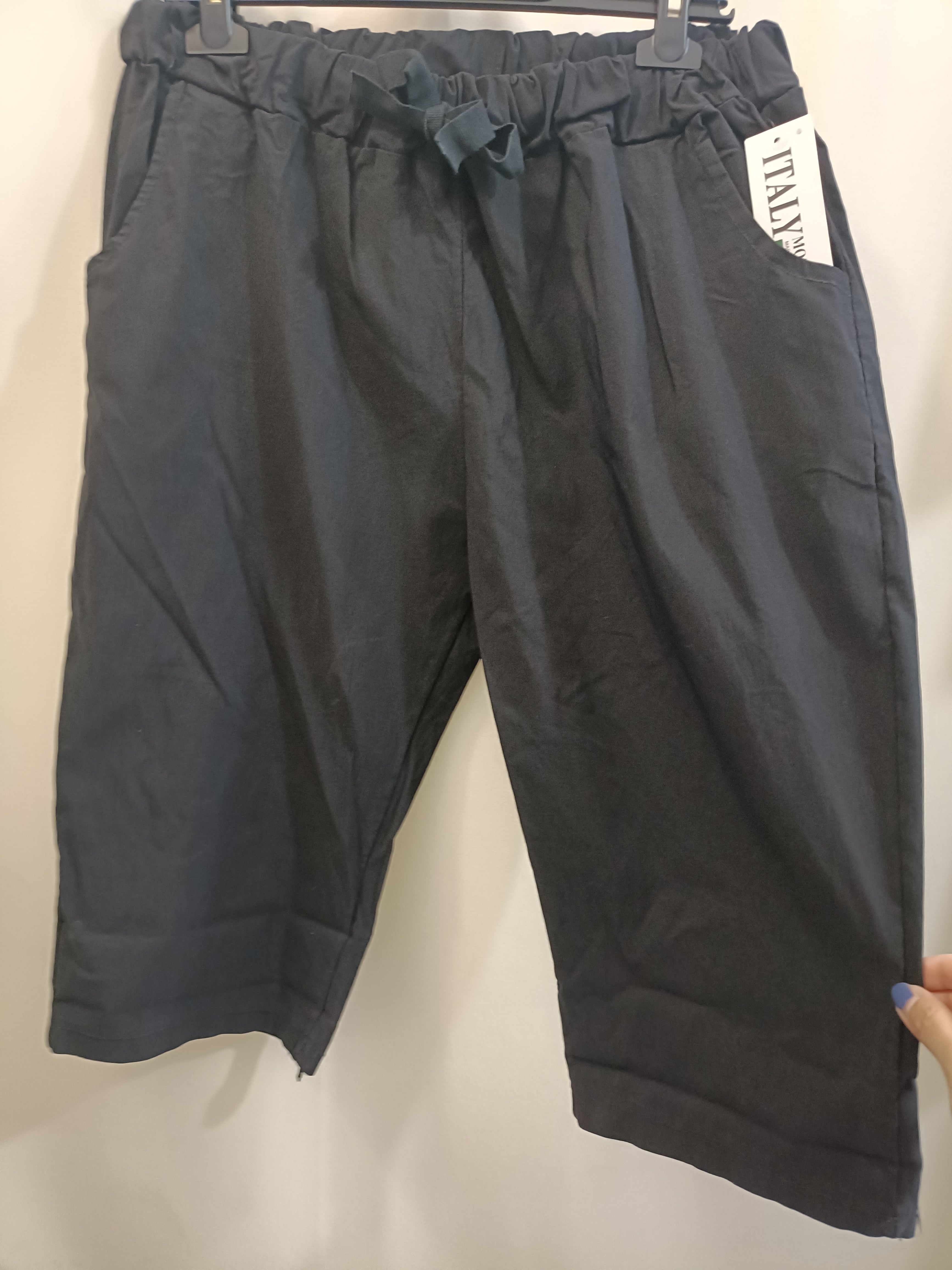 Bermuda donna nero taglie comode - vestibilità perfetta da XL A 5XL