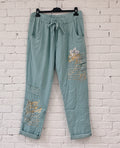 Maxi jeansetto stampe laccio curvy