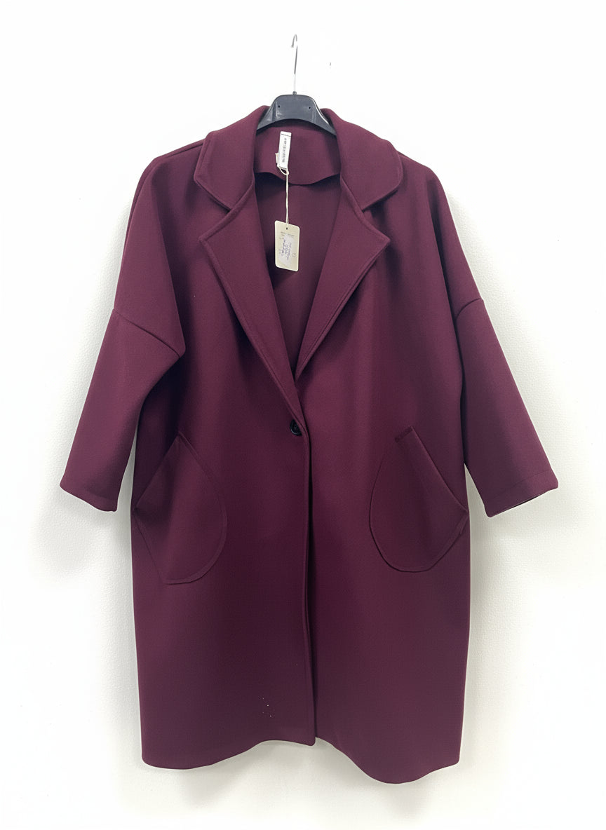 Cappotto lungo bottoni