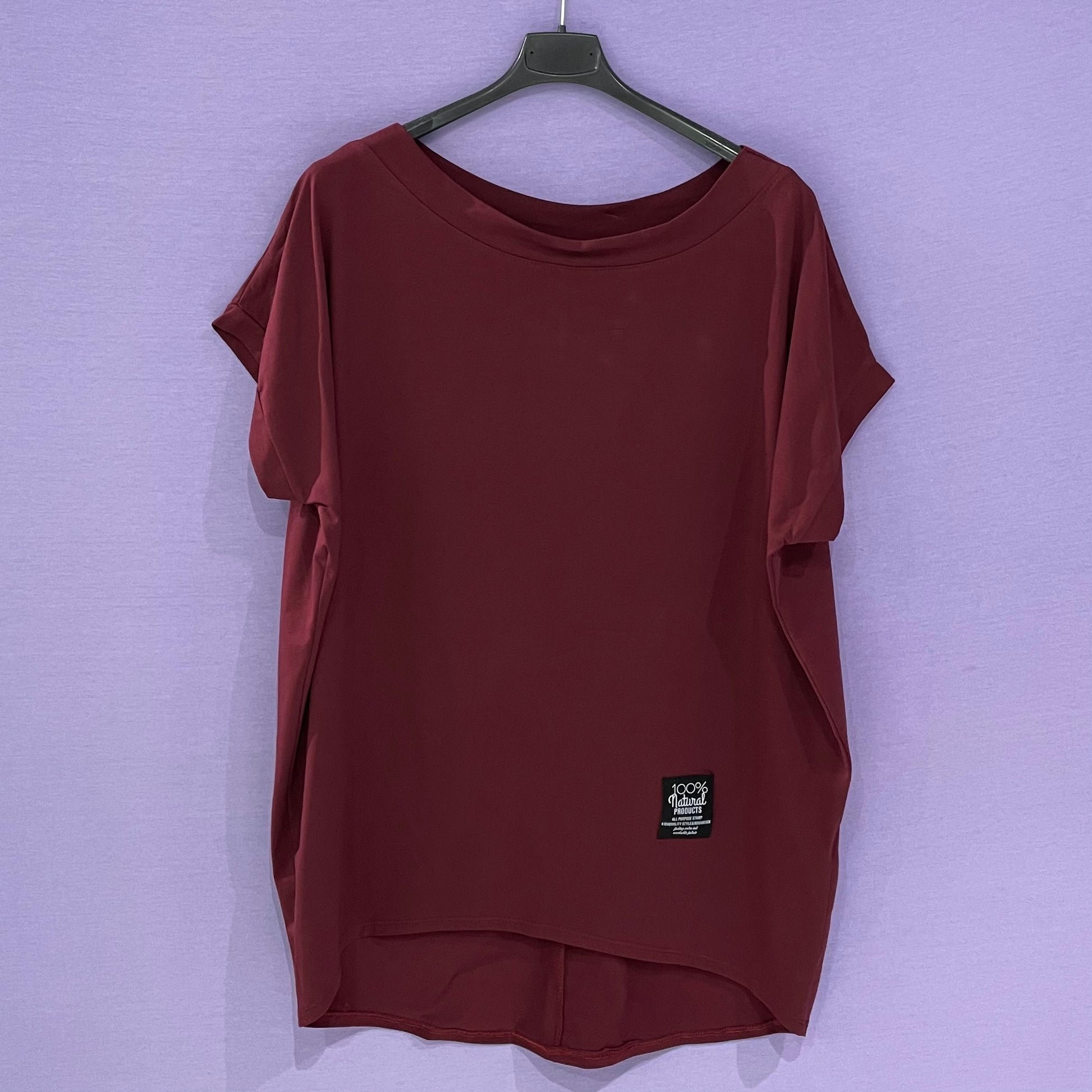 Maxi maglia cotone scollo tondo