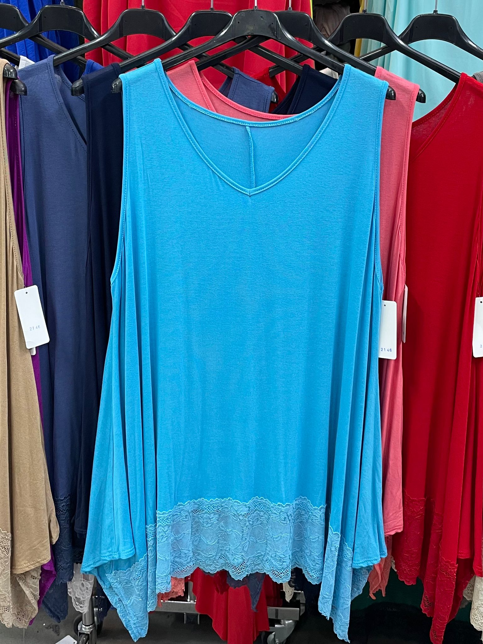 Maxi top pizzo Curvy