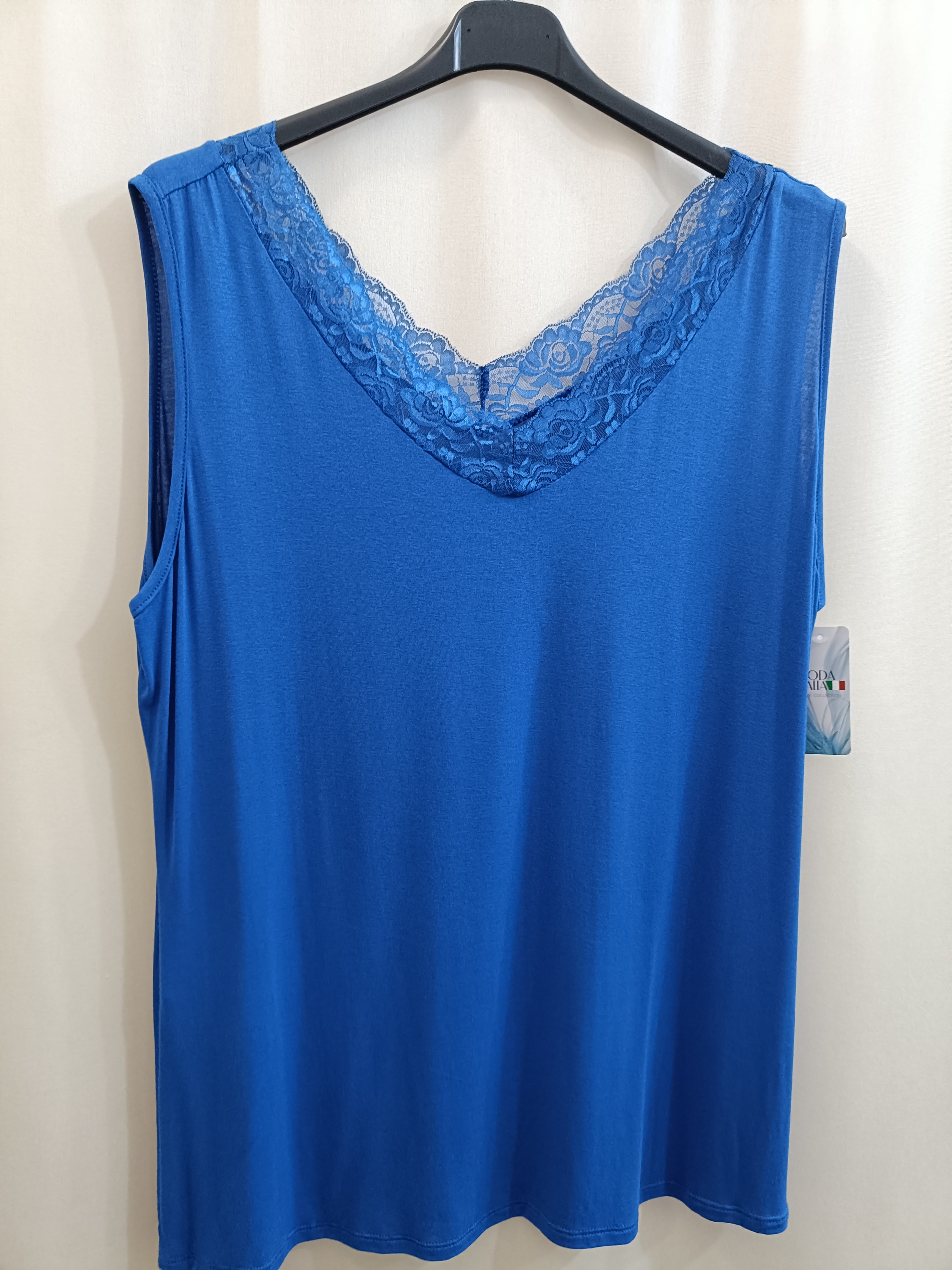 Top Royal con scollo in pizzo - taglie comode