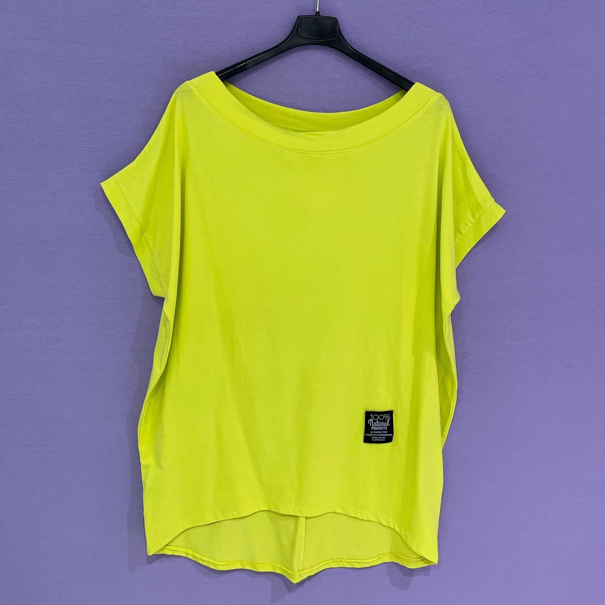 Maxi maglia cotone scollo tondo