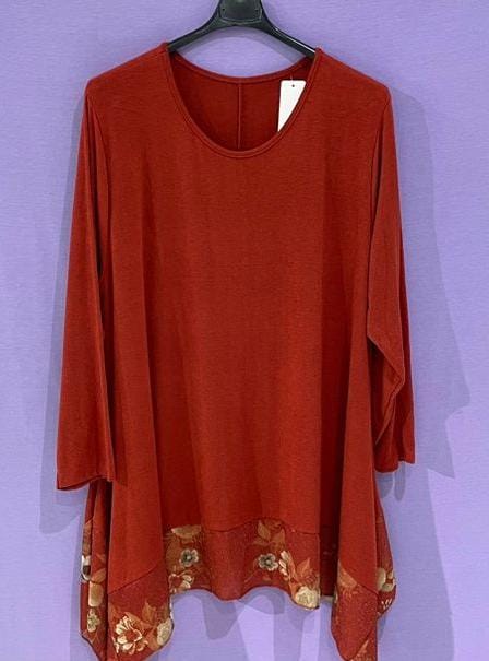 Maxi maglia fondo tulle curvy