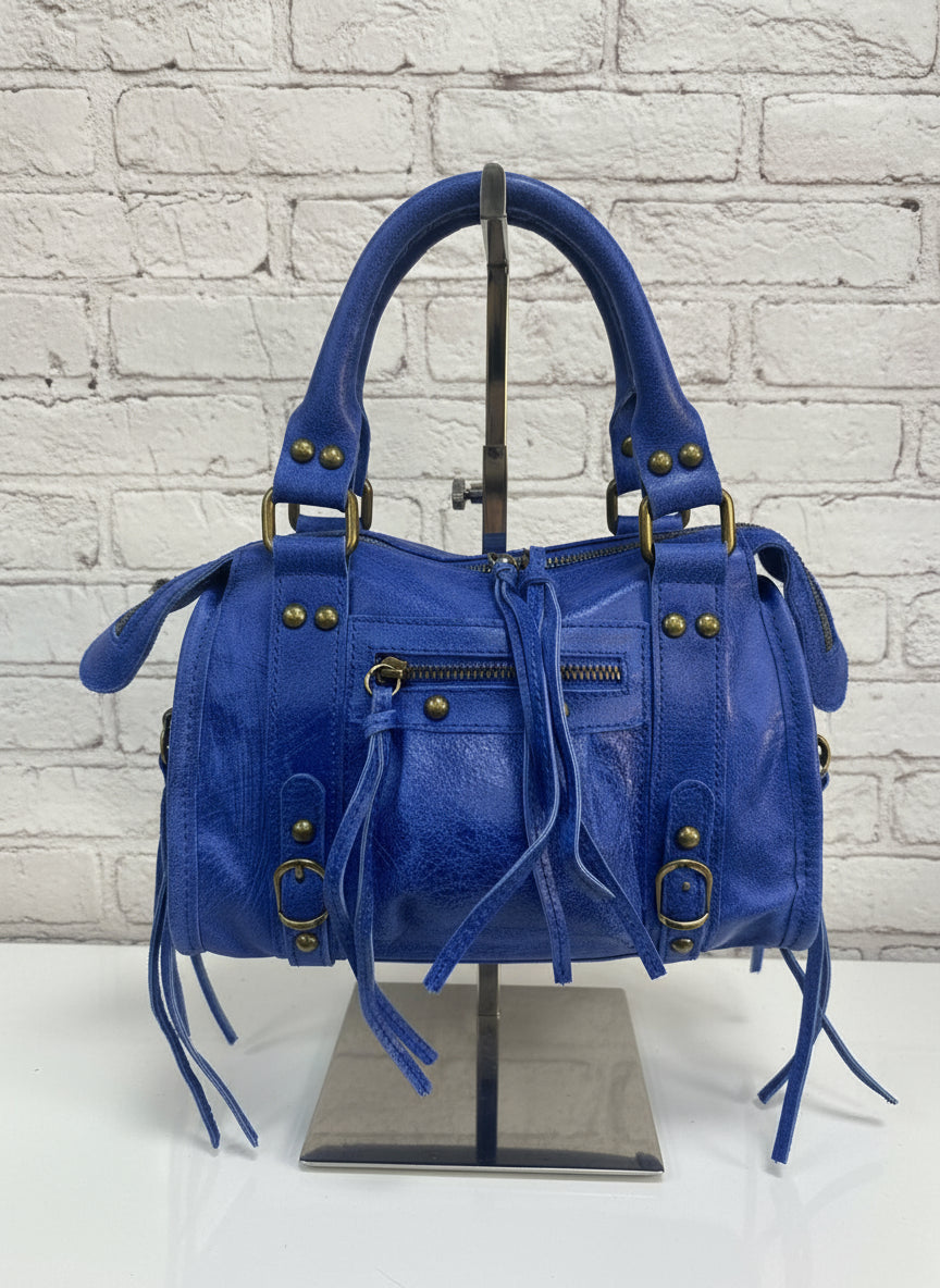 City bag piccola vera pelle