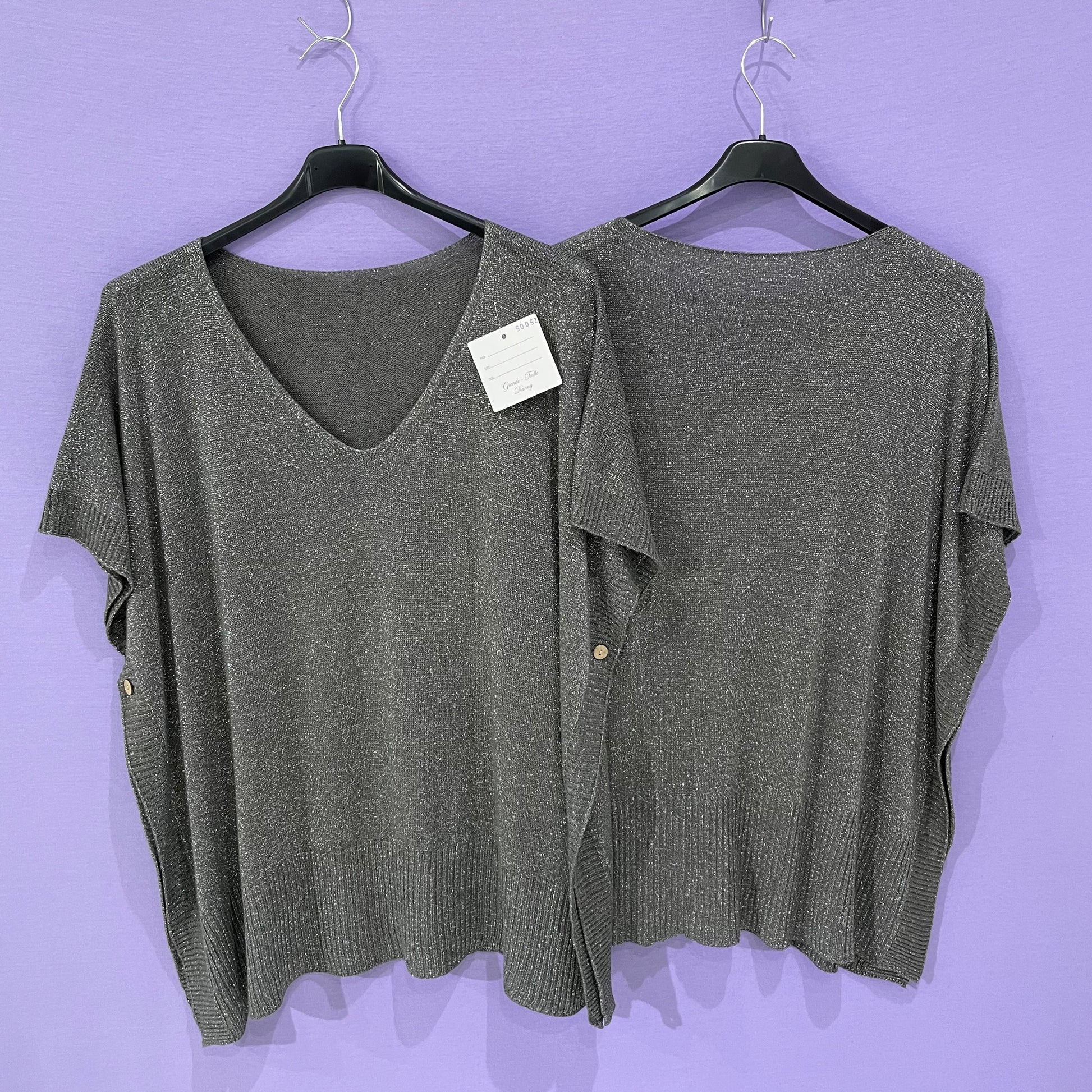 Maxi cappa lurex curvy