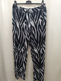Pantalone fantasia Black White