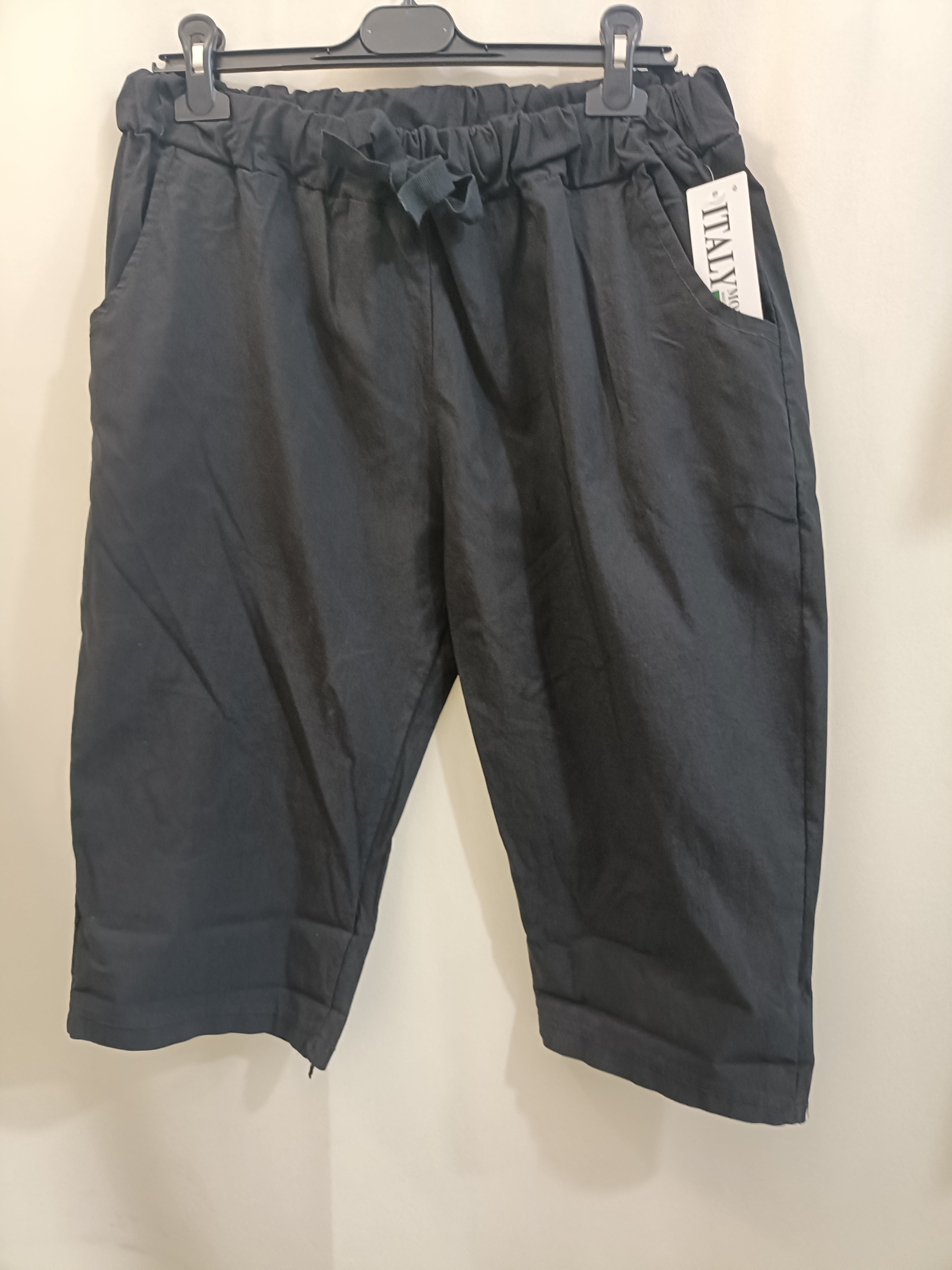 Bermuda donna nero taglie comode - vestibilità perfetta da XL A 5XL