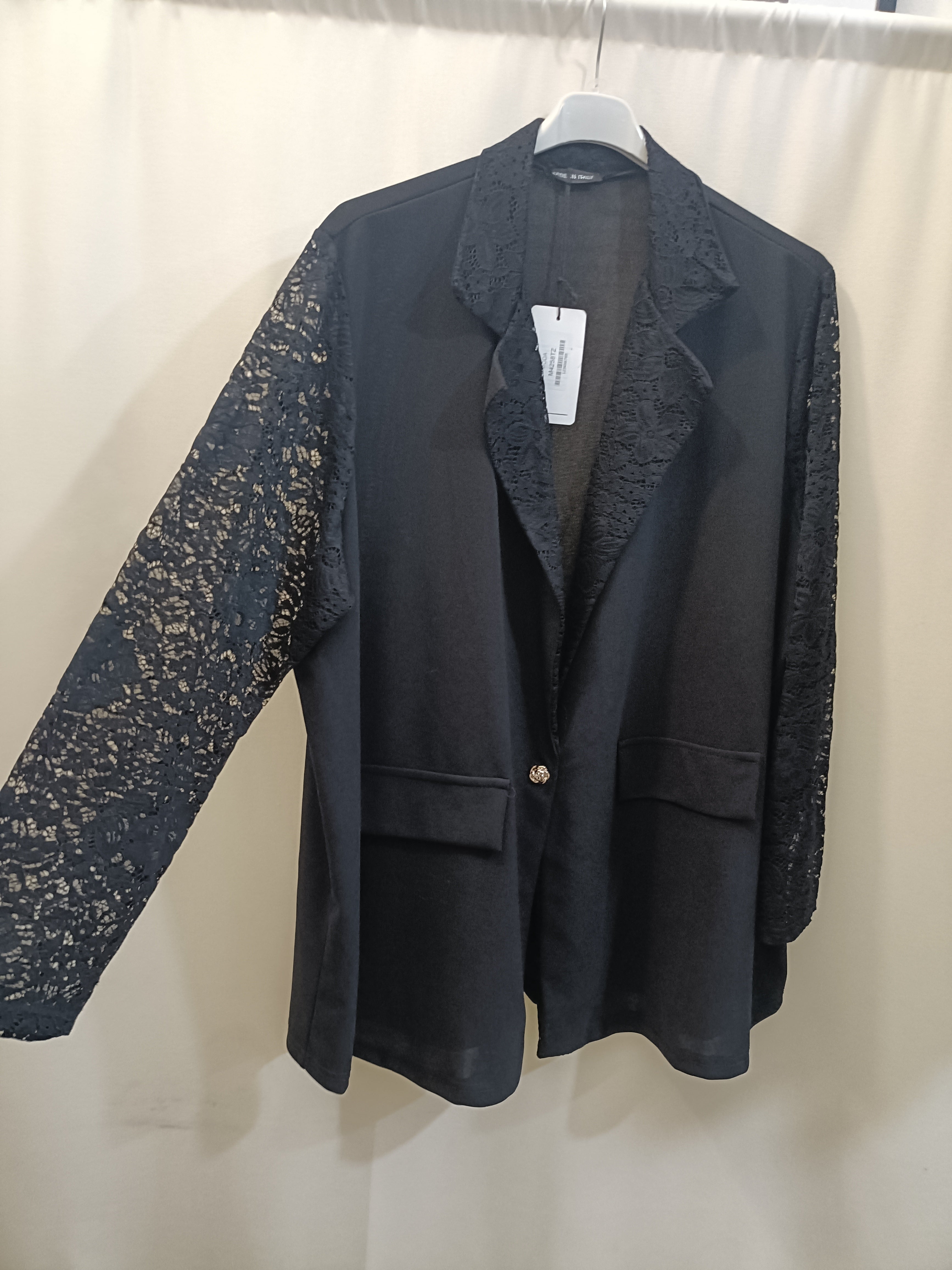 Giacca Oversize maniche in pizzo curvy vestibilità 3XL 5XL