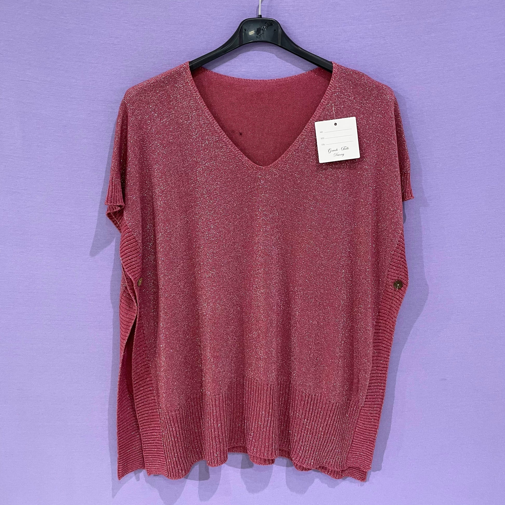 Maxi cappa lurex curvy