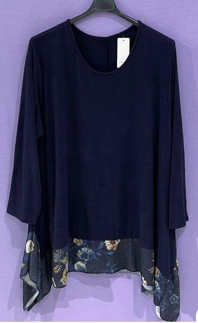 Maxi maglia fondo tulle curvy