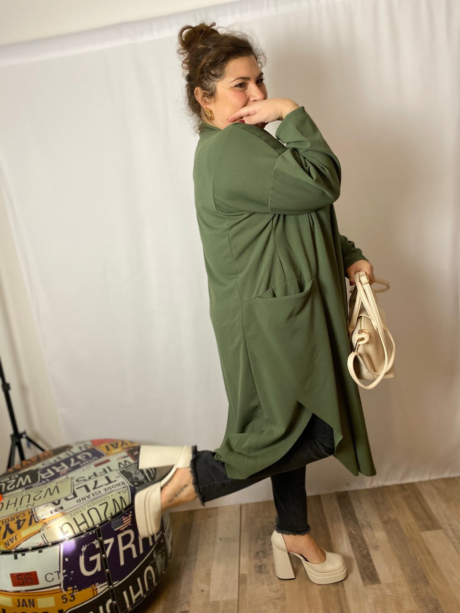 Spolverino longuette curvy - Prima Fila Moda Curvy