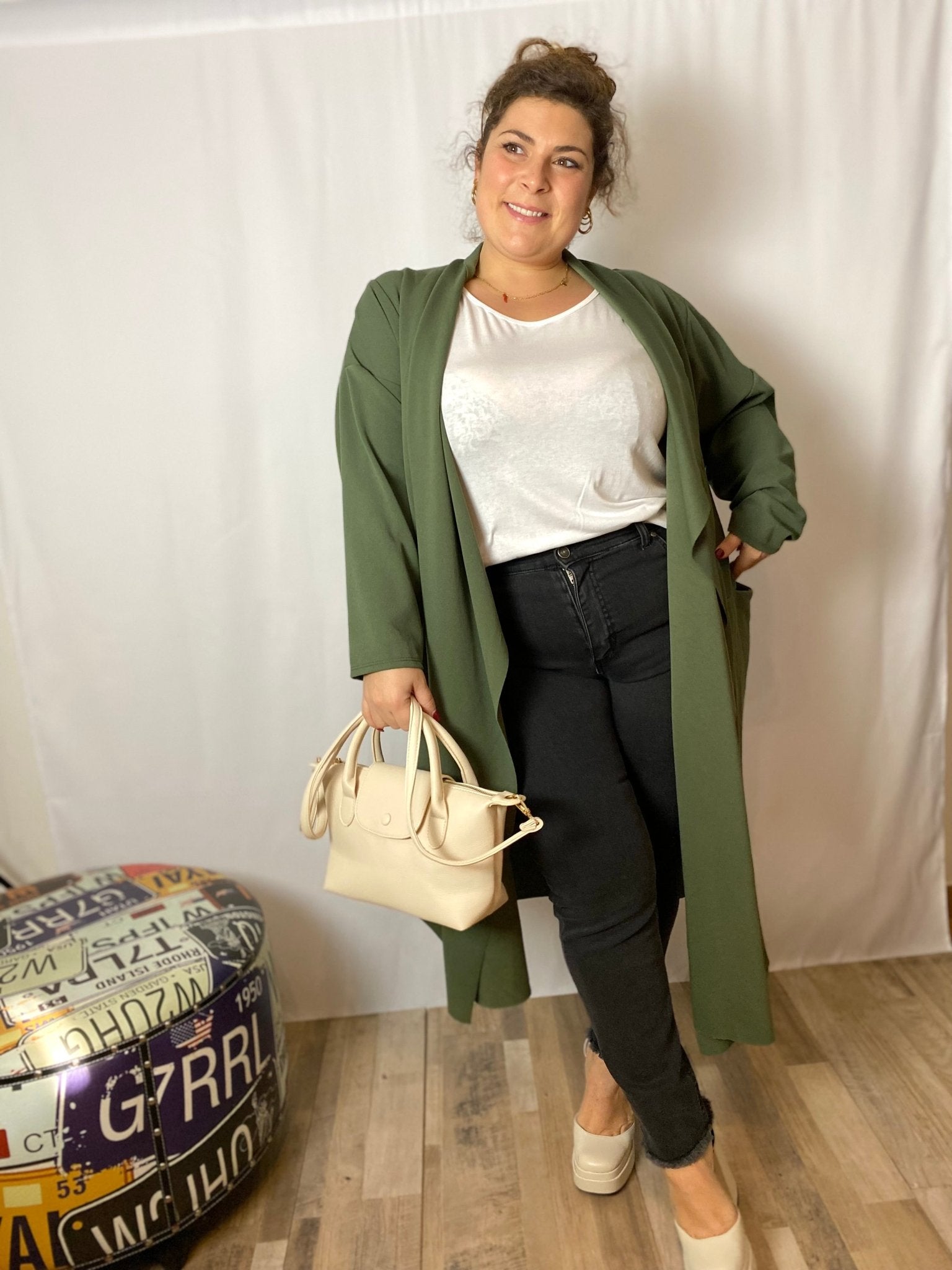 Spolverino longuette curvy - Prima Fila Moda Curvy