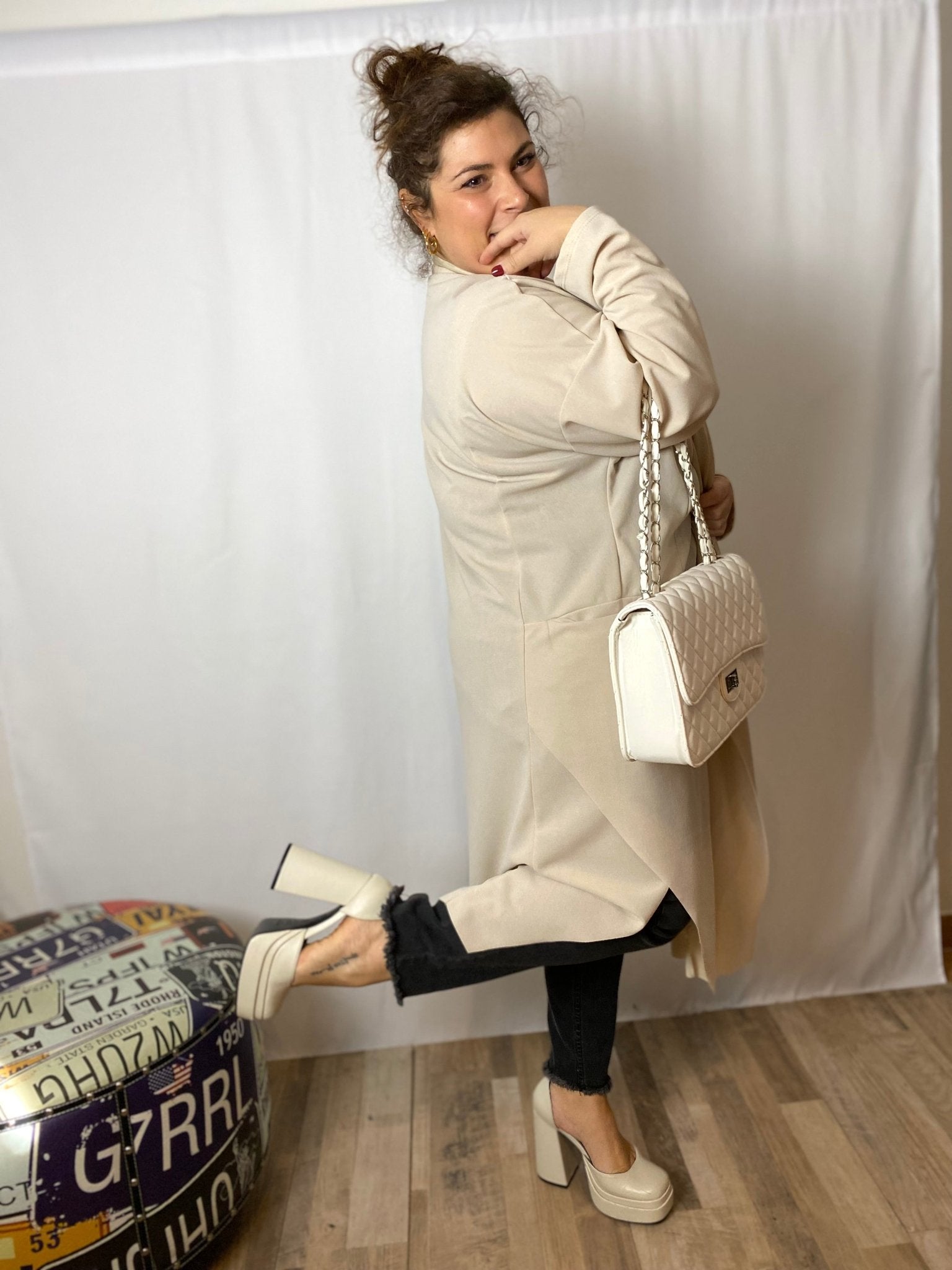 Spolverino longuette curvy - Prima Fila Moda Curvy