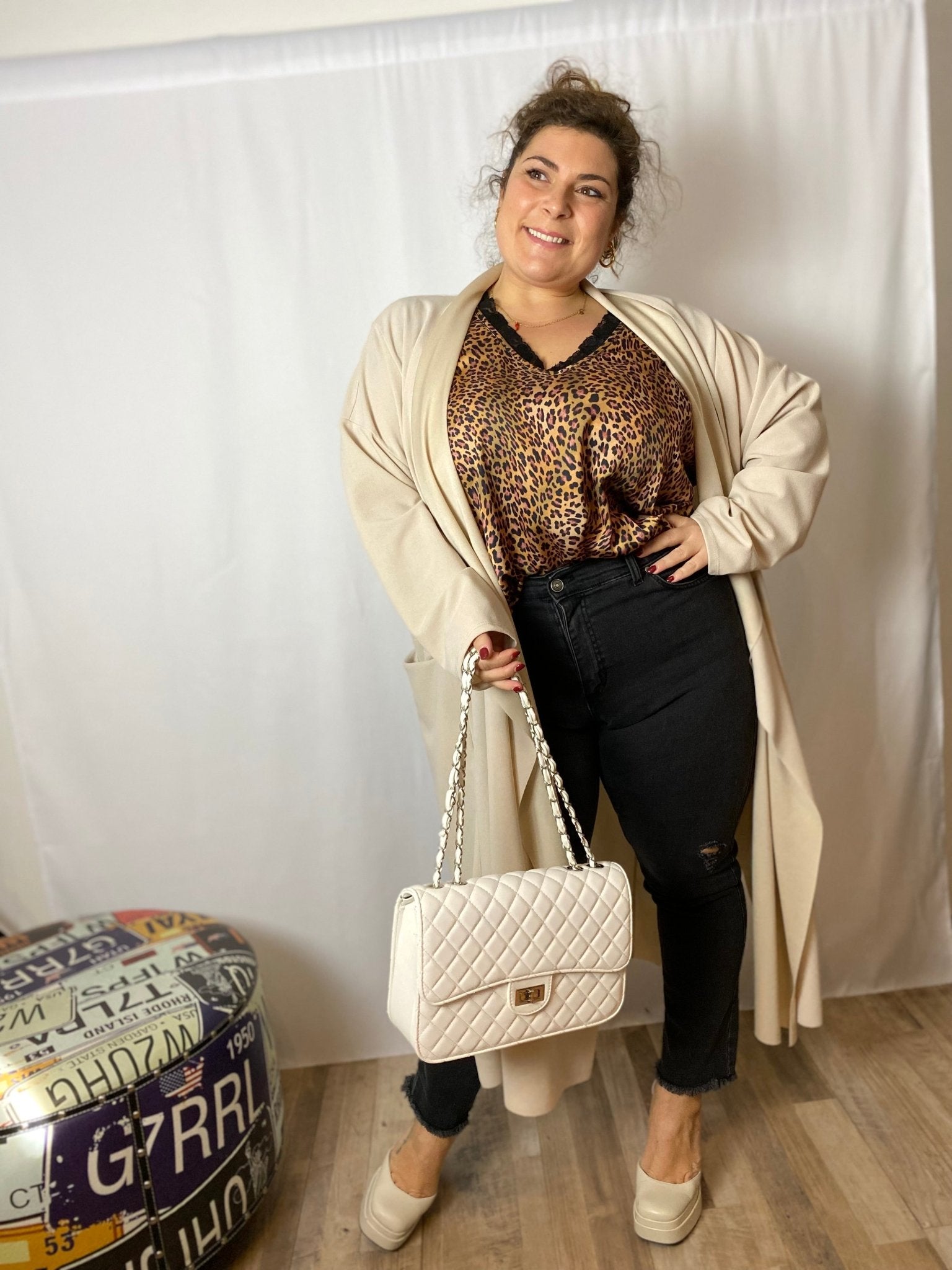Spolverino longuette curvy - Prima Fila Moda Curvy