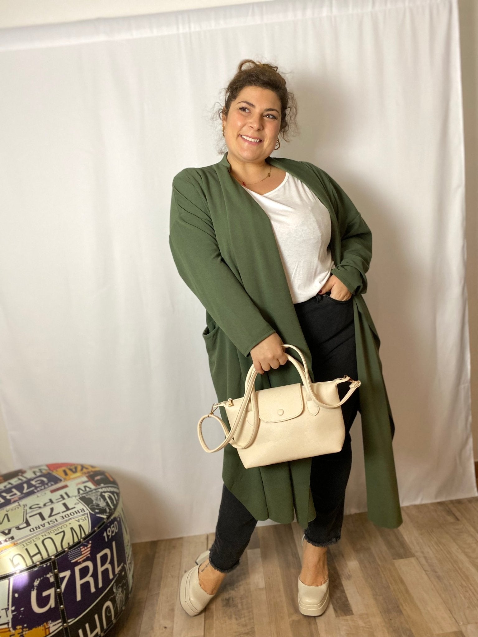 Spolverino longuette curvy - Prima Fila Moda Curvy