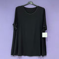 T-shirt bordo lurex curvy - Prima Fila Moda Curvy