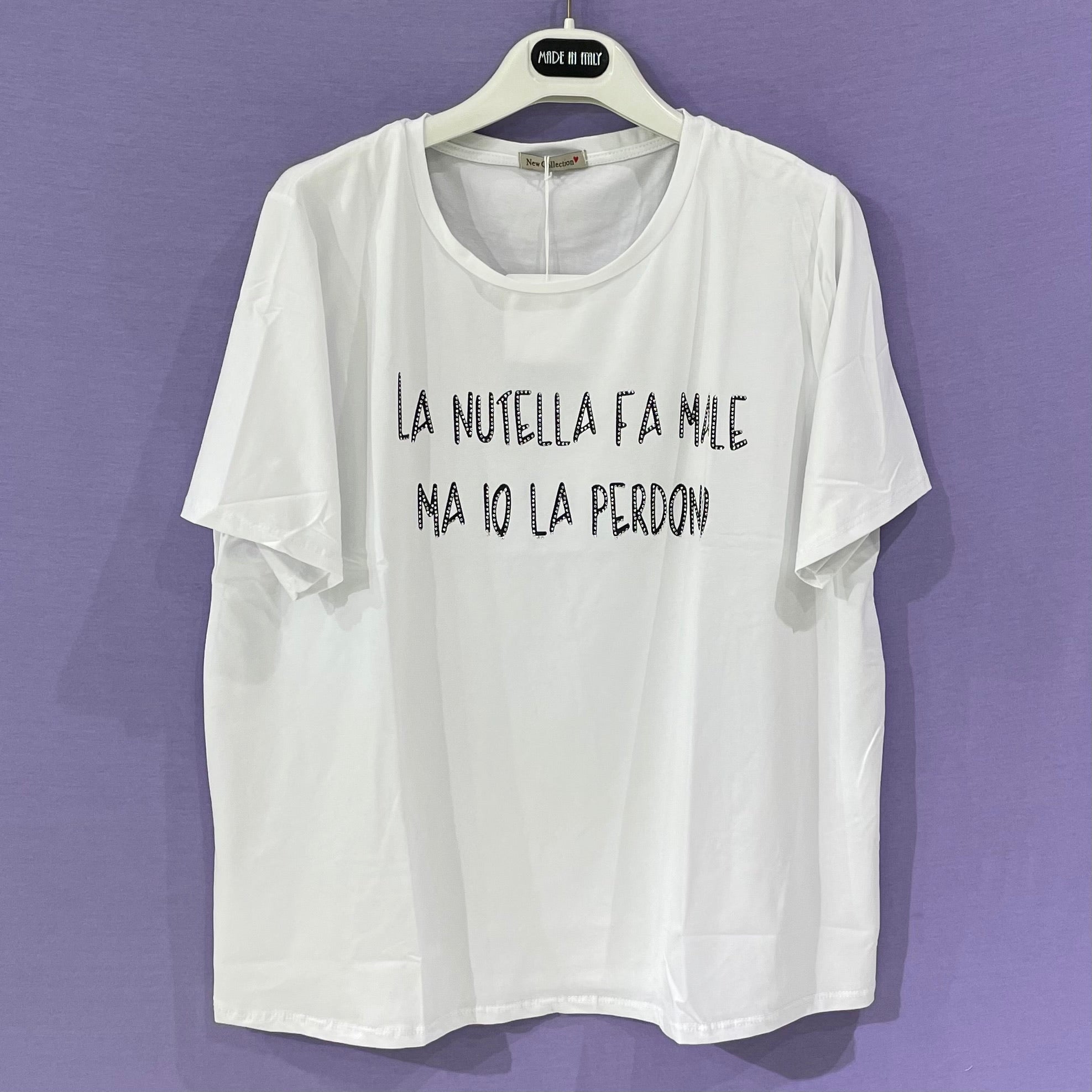 T-shirt Cotone taglie comode con stampe - XL 4XL - Prima Fila Moda Curvy