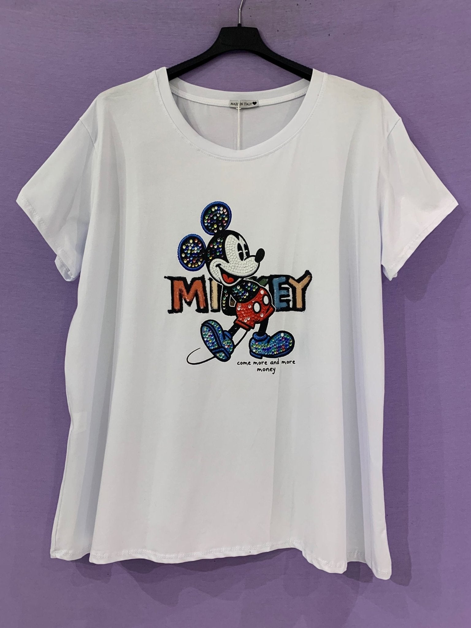 T-shirt Cotone taglie comode con stampe - XL 4XL - Prima Fila Moda Curvy