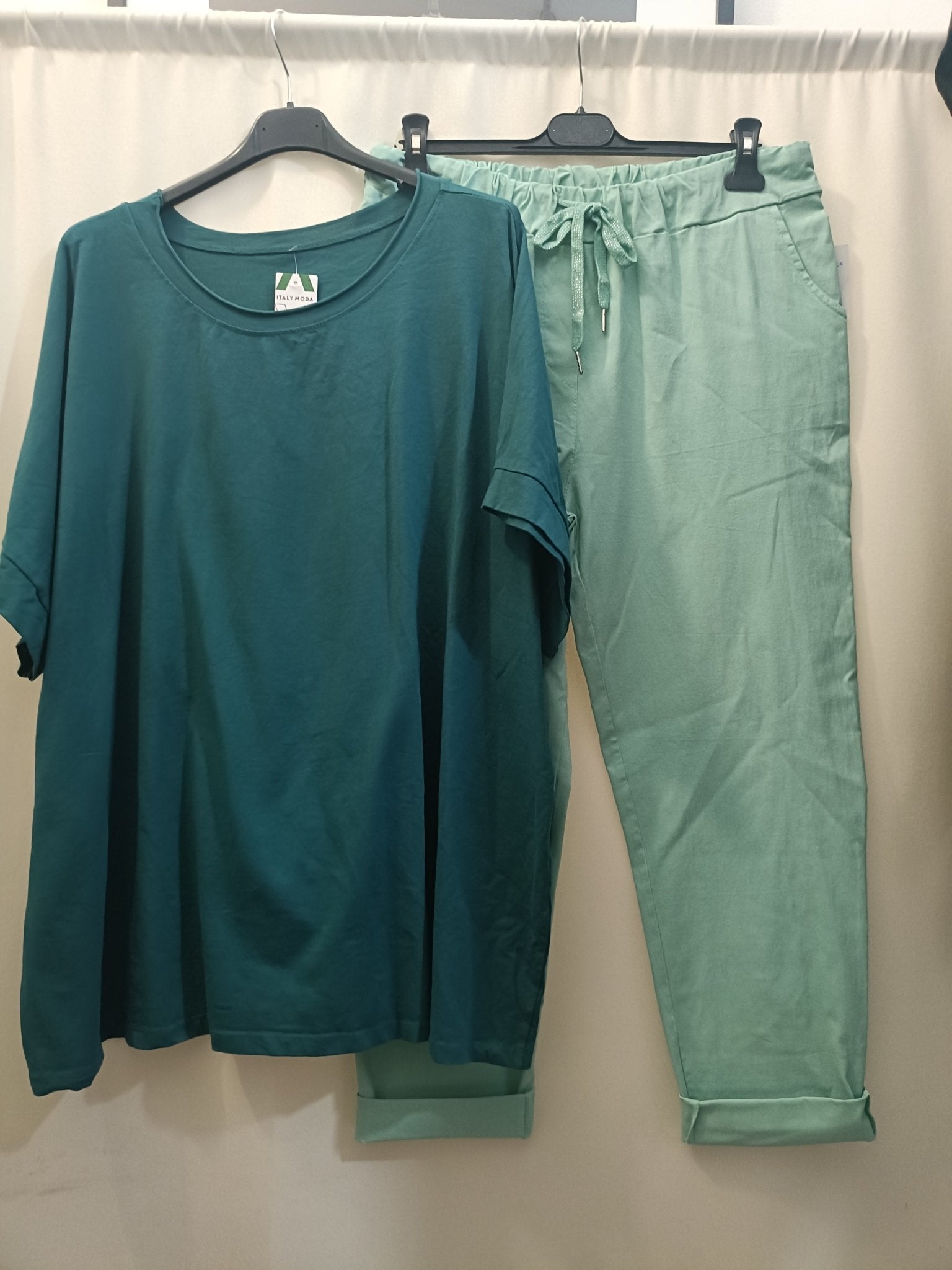 T-shirt curvy taglio morbido scollo tondo 95% cotone - Prima Fila Moda Curvy