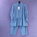 Tailleur Curvy manica arricciata - Prima Fila Moda Curvy