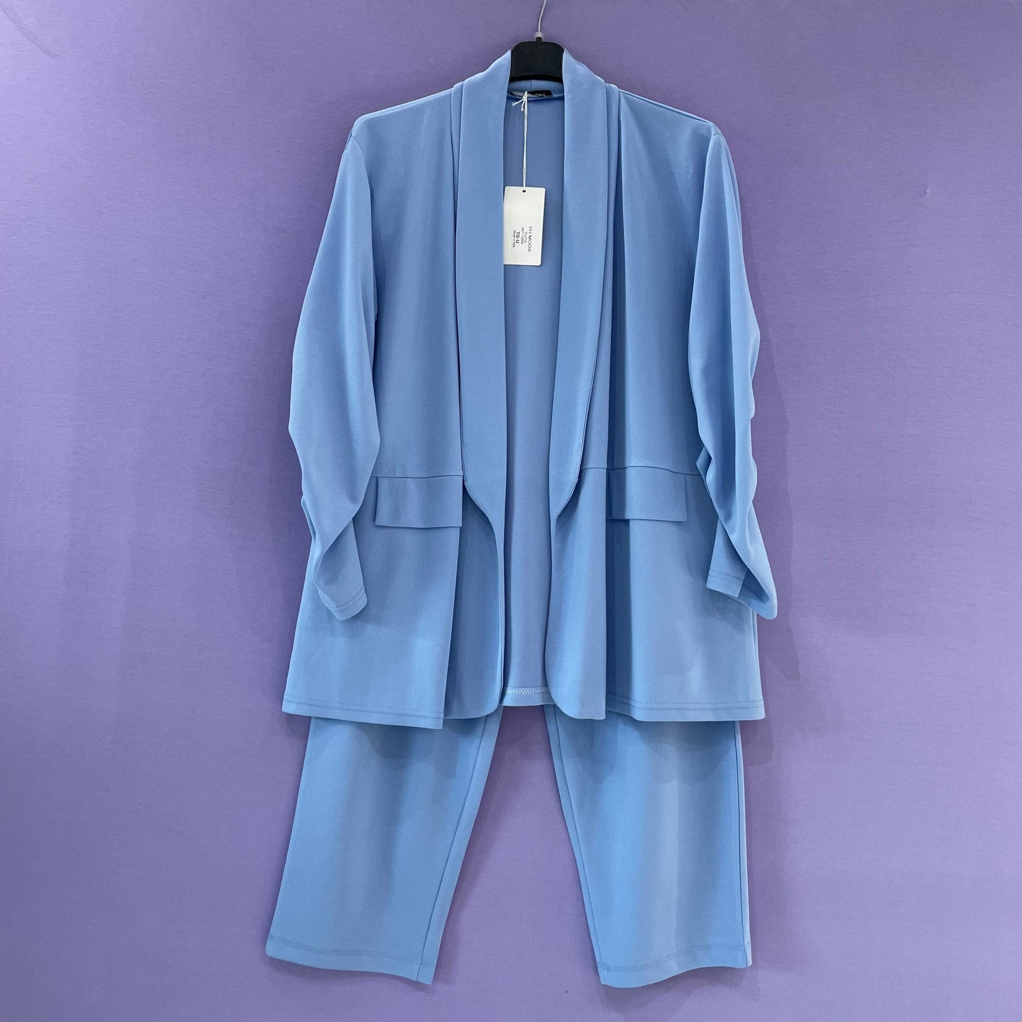 Tailleur Curvy manica arricciata - Prima Fila Moda Curvy