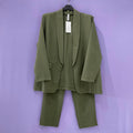 Tailleur Curvy verde - Prima Fila Moda Curvy