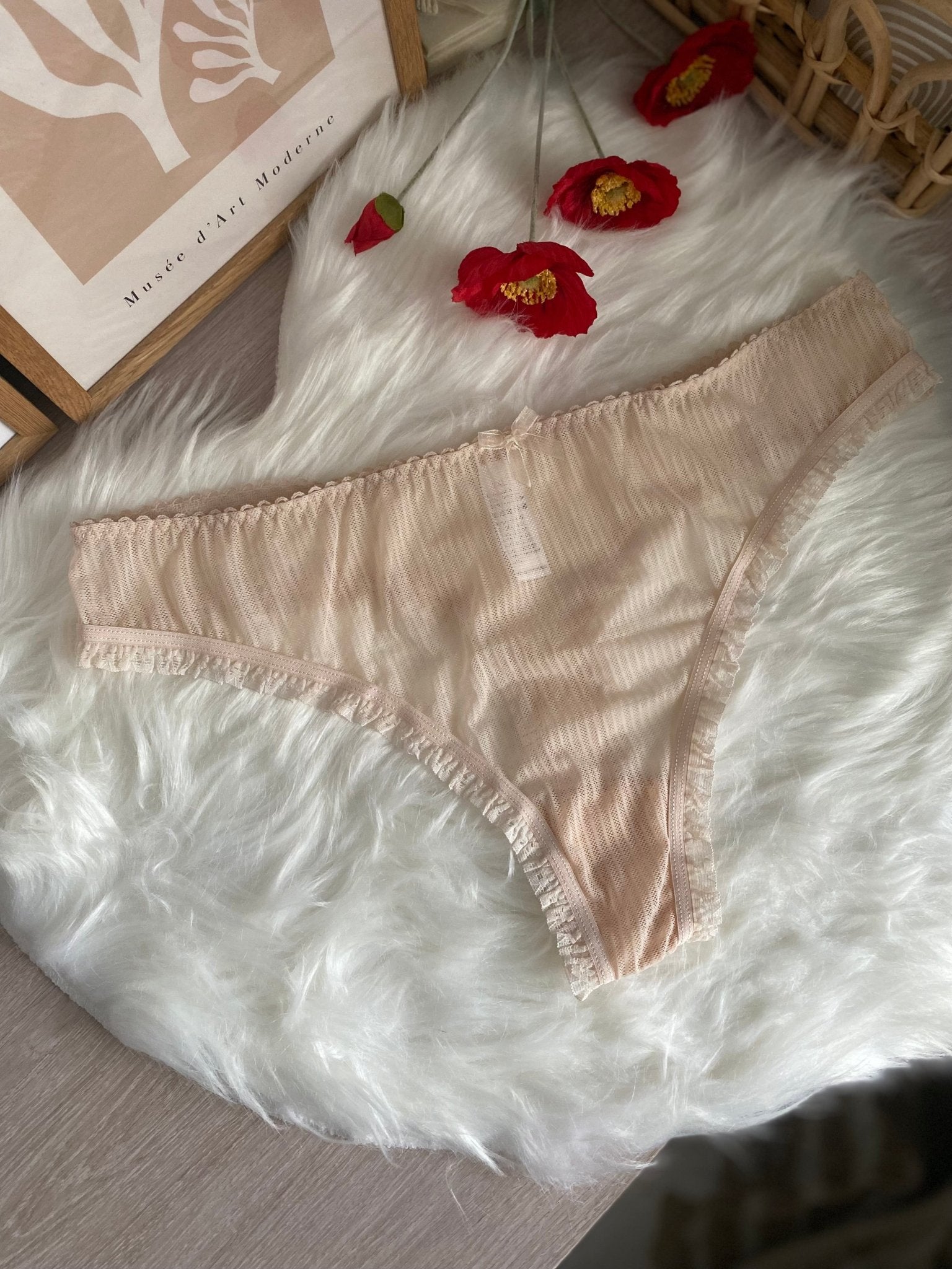 Tanga ricamato curvy traforato - Prima Fila Moda Curvy