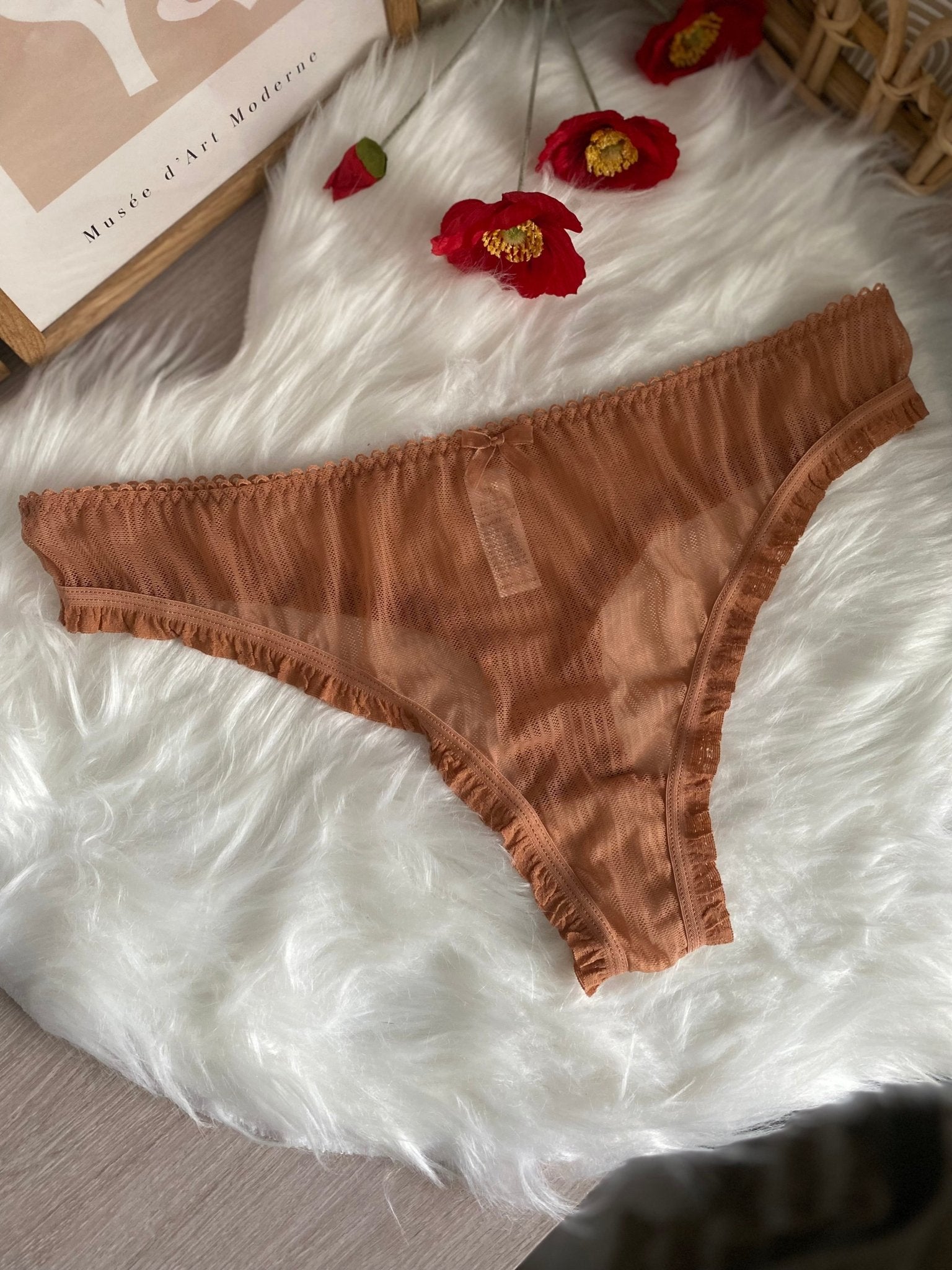Tanga ricamato curvy traforato - Prima Fila Moda Curvy
